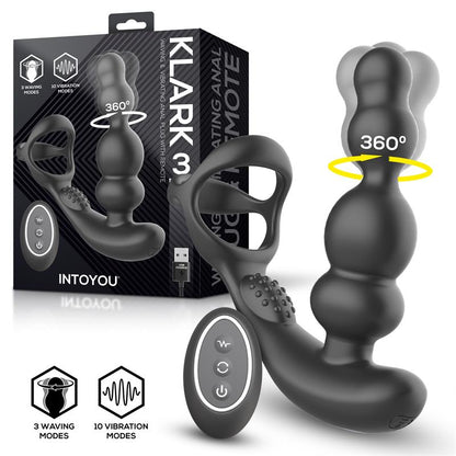 Klark Waving and Vibrating Plug with Remote