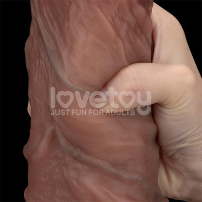 Dildo Dual Layered XXL 105 Black