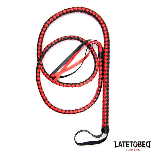 Long Whip Blacl and Red