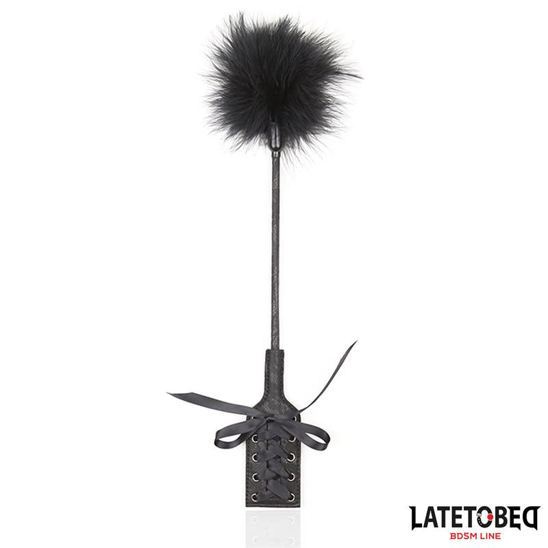 Feather Tickler and Lace Ribbon Paddle