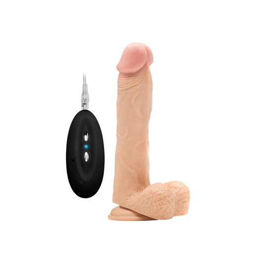 Vibrating Realistic Cock 9 With Scrotum Ski