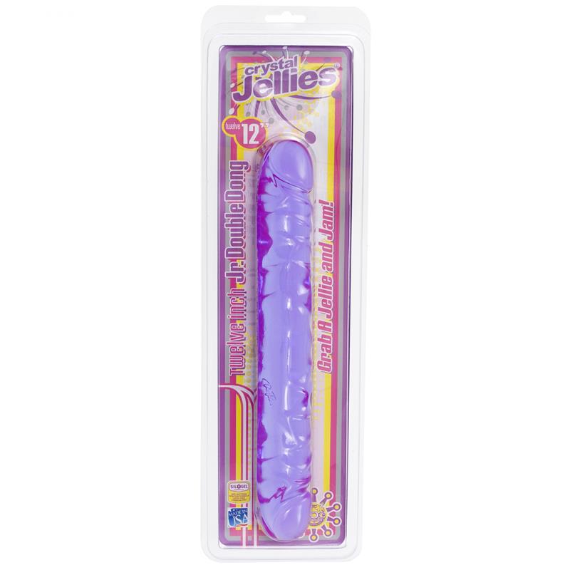 Double Dildo Jr 12 Purple