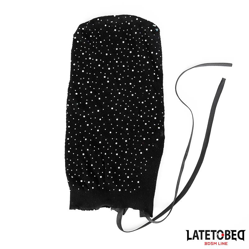 Lace Hood with Shiny Diamonds