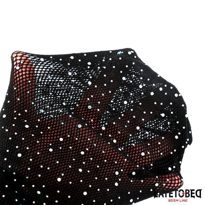 Lace Hood with Shiny Diamonds