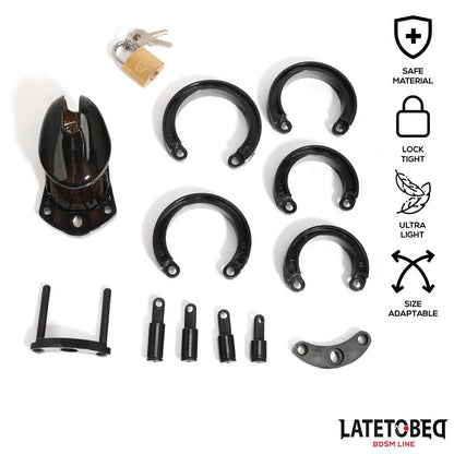 Chastity Cage Universal Short Black