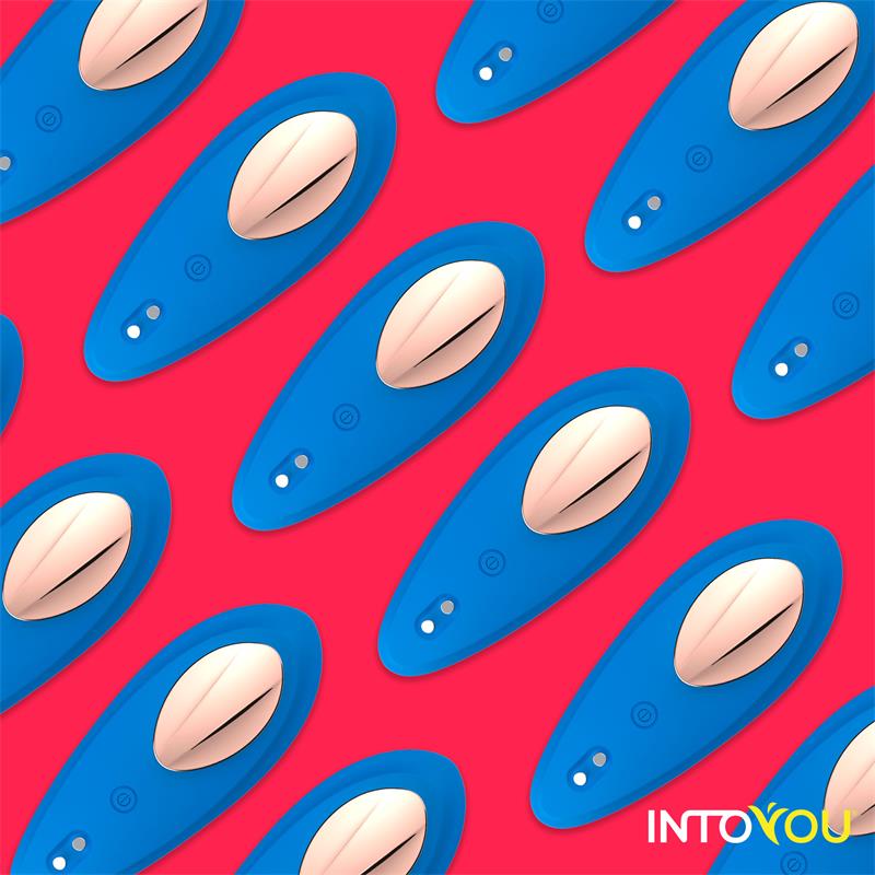 Silicone Panty Vibrator with App Blue