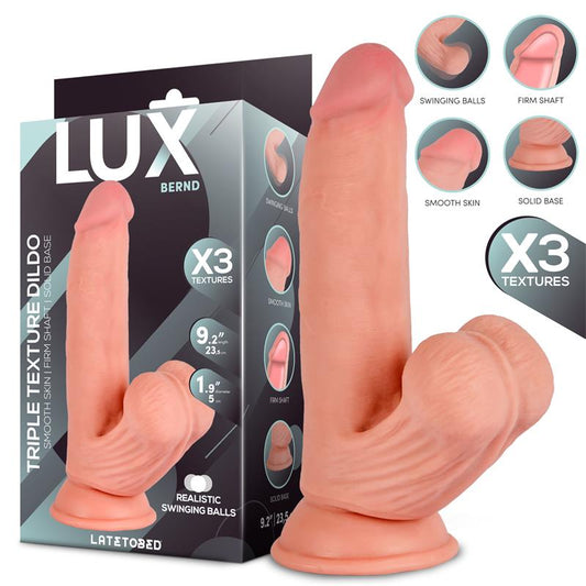 Bernd Triple Density Dildo with Swinging Balls 92