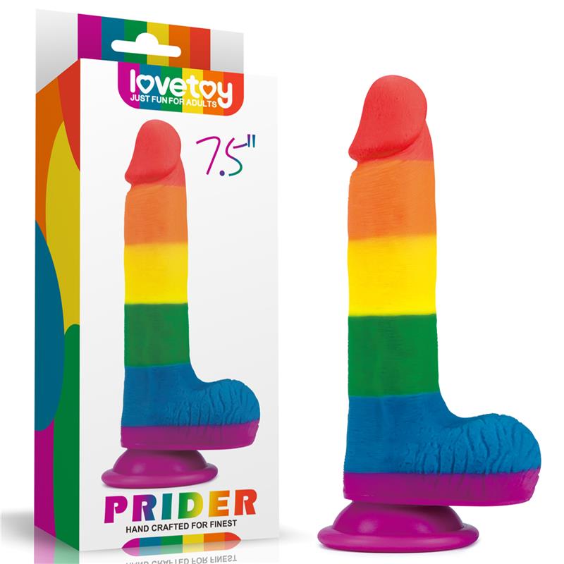 Dildo Prider 75 Liquid Silicone LGBT