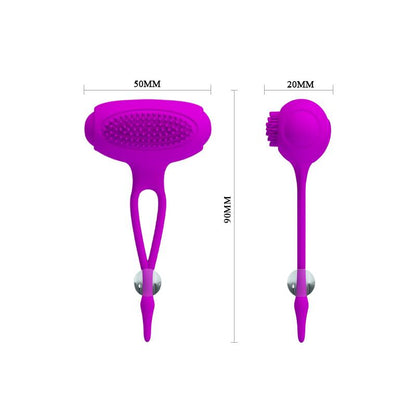 Pretty Love Nipples Clamps Bancroft Purple