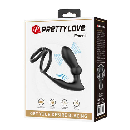 Emoni Vibrating Butt Plug and Cock Ring