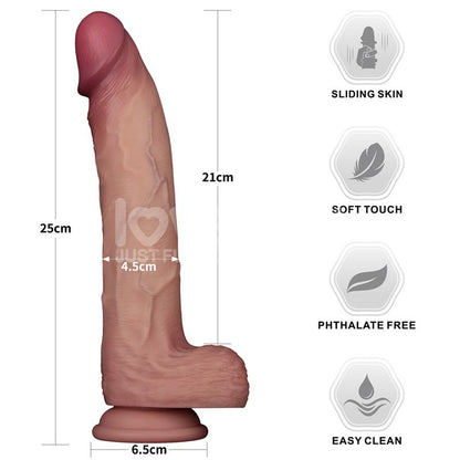 Sliding PRO II Dildo Sliding Skin Dual layer 10