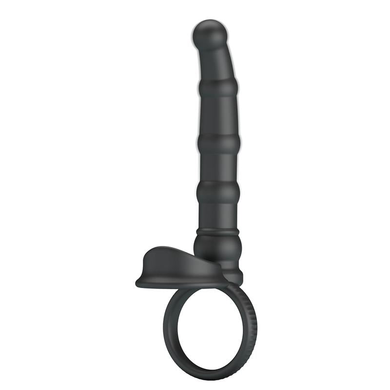 Tatum Cock Ring with Vibrating Plug Plug