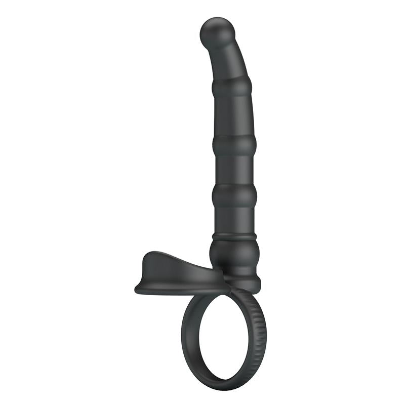 Tatum Cock Ring with Vibrating Plug Plug