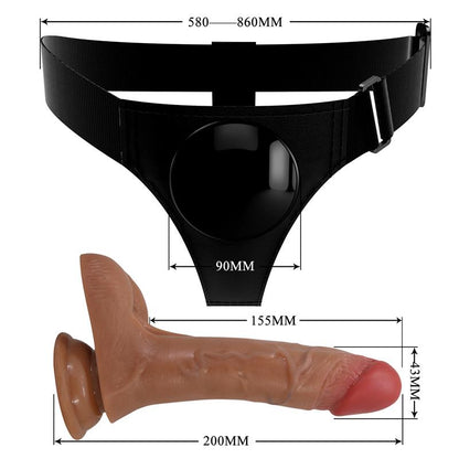 Oher Stra On with Vibration and Squirt Dildo