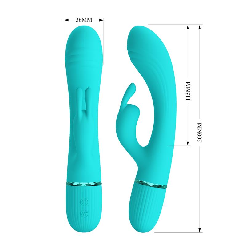 Scocco Rabbit Vibrator Turquoise