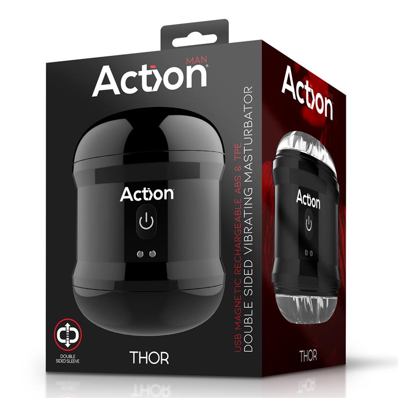 Thor Double Sided Vibrating Masturbator