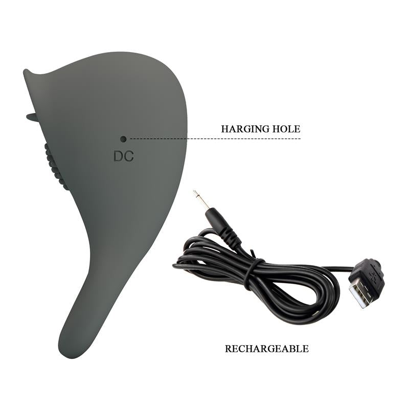 Nimbus Vibrating Cock Ring with Licking Tongue