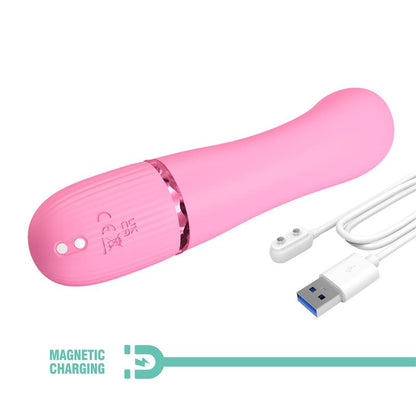 Marski Vibrator with Rabbit G Spot Pink