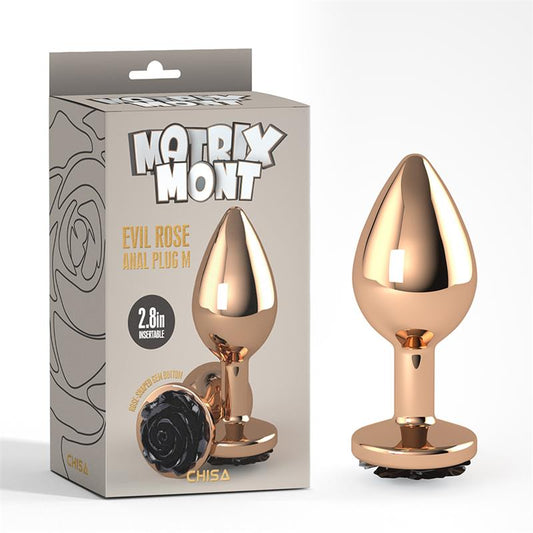 Evil Rose Jewel Anal Plug Size M