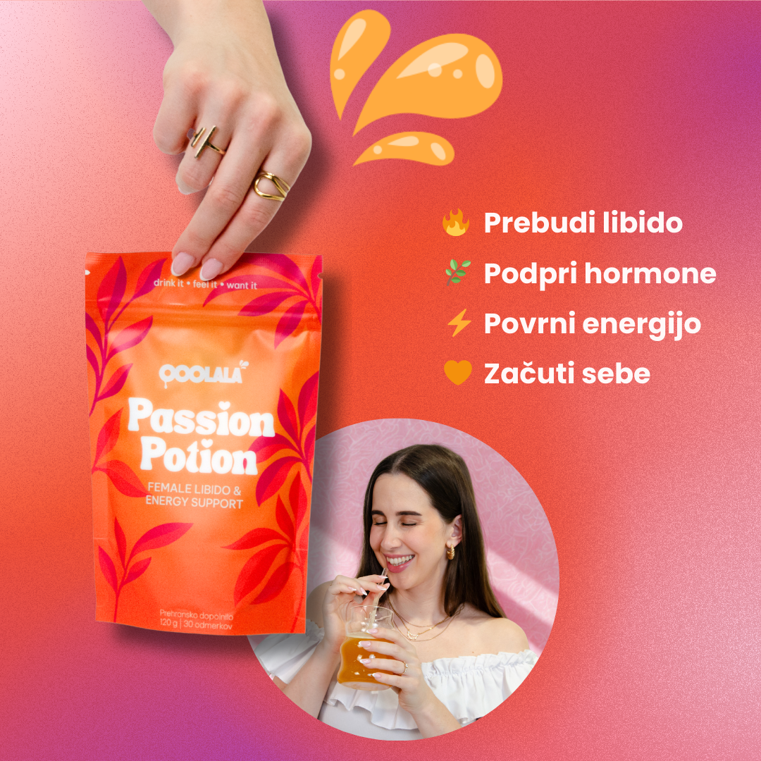 Libido booster za ženske Passion Potion, 120 g