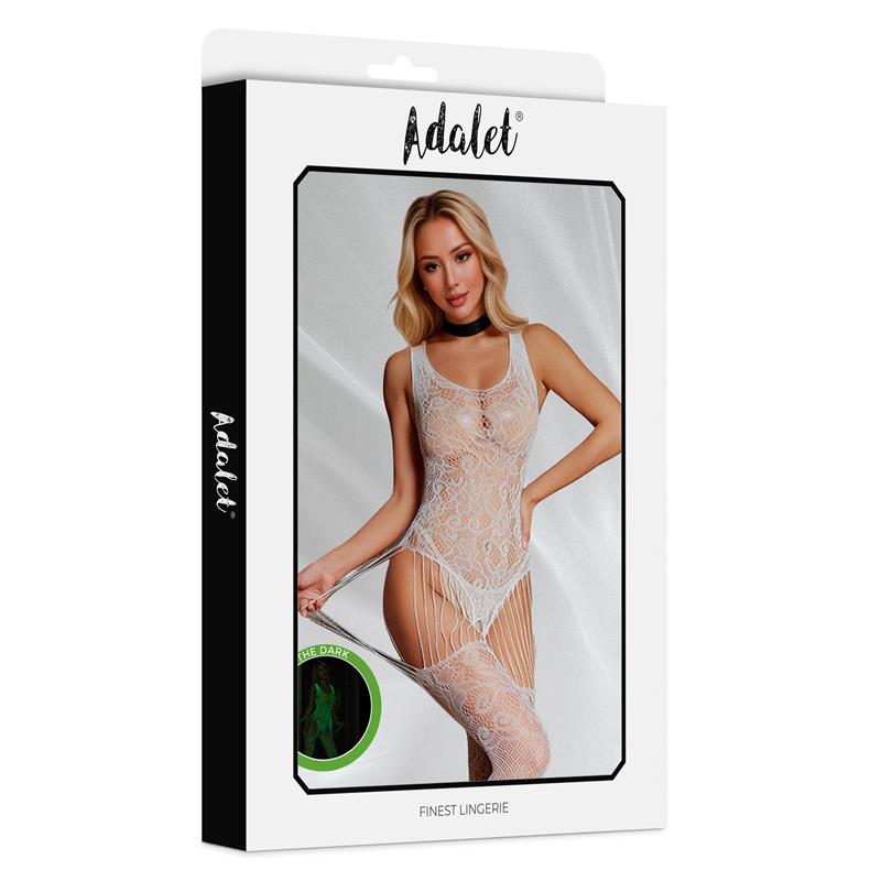 Beatrice Bodystocking Glow In Dark One Size