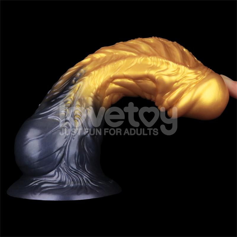 Dual Density Silicone Inflatable Dildo 8