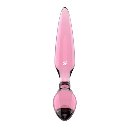 Triple Crystal 2 Glass Dildo