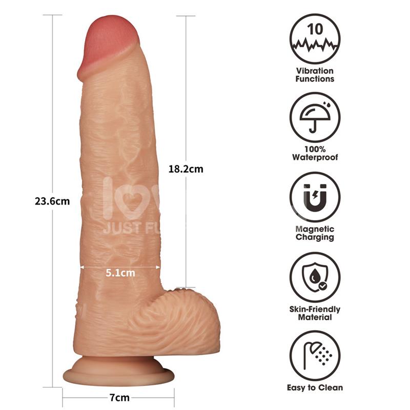 Strap On with Vibrating Dildo 95