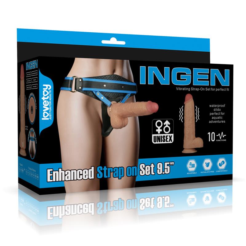 Strap On with Vibrating Dildo 95