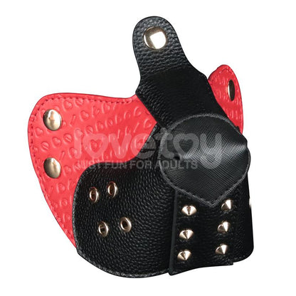 Rebellion Reign Scarred Alpha Pup Mask Red