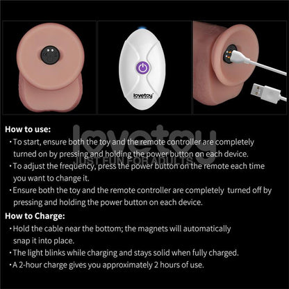 Vibrating Sliding Skin Pro II Silicone 8