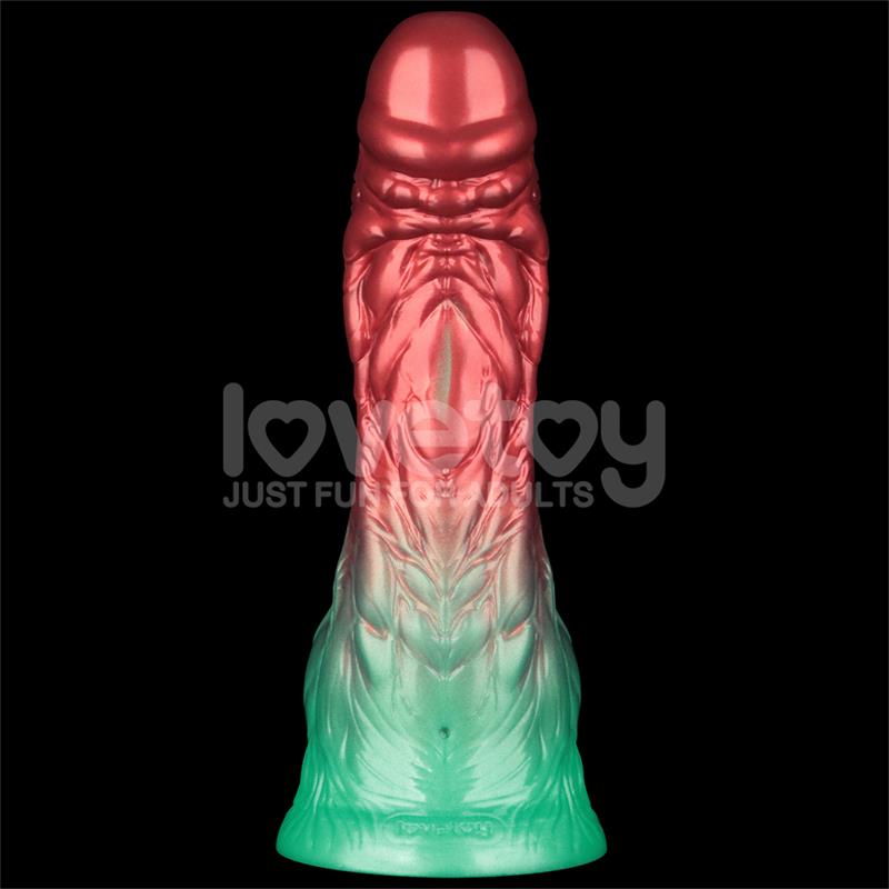 Dual Density Silicone Inflatable Dildo 8