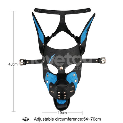 Rebellion Reign Scarred Alpha Pup Mask Blue
