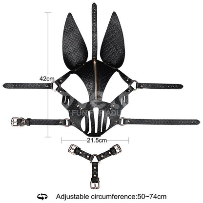 Rebellion Reign Dark Bunny Mask
