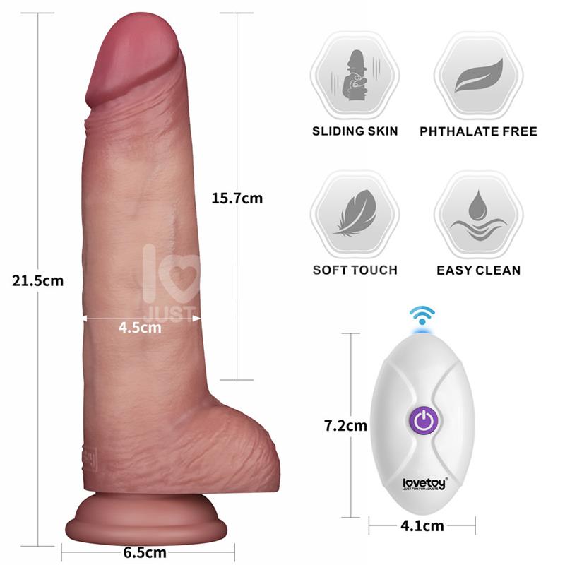 Vibrating Sliding Skin Pro II Silicone 85