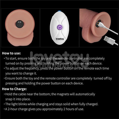 Vibrating Sliding Skin Pro II Silicone 85