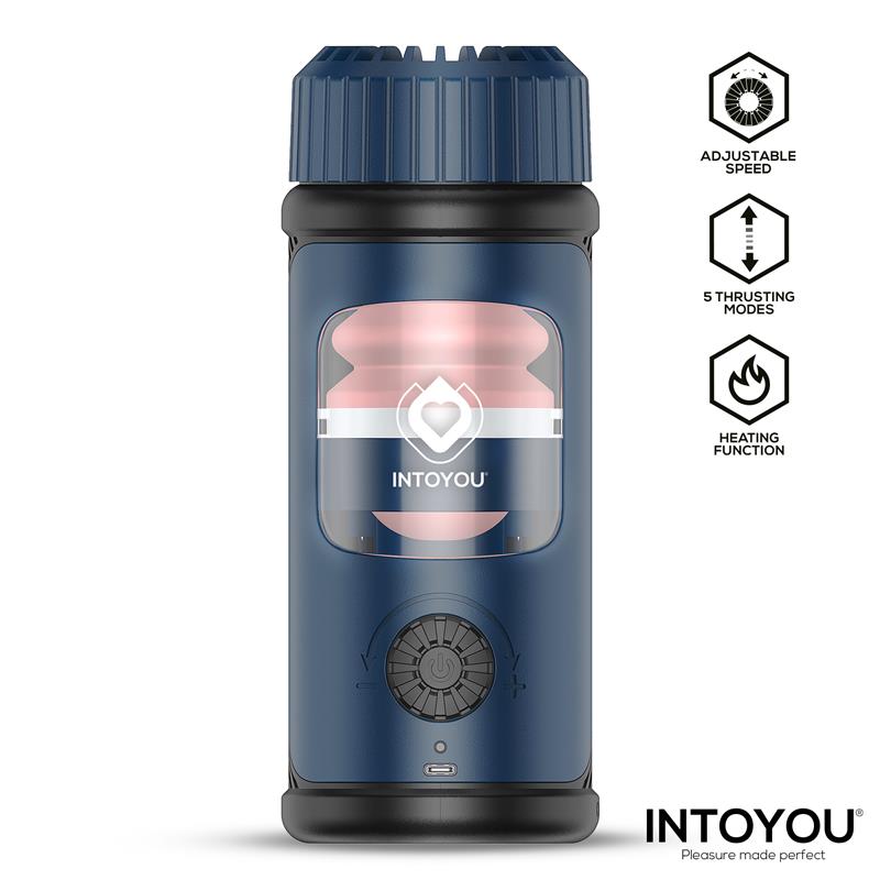 Tenkro Masturbator wit Thrusting and Heat USB C