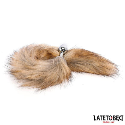 Anal plug with tailBrown 40 cm