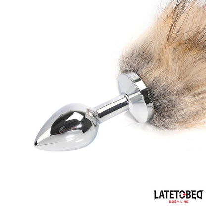 Anal plug with tailBrown 40 cm