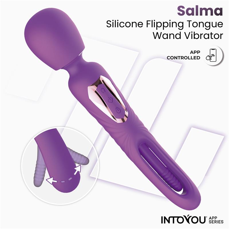 Salma Wand with Flipping Tongue and Vibration with App