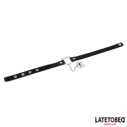 choker with cat ear hoop and bell