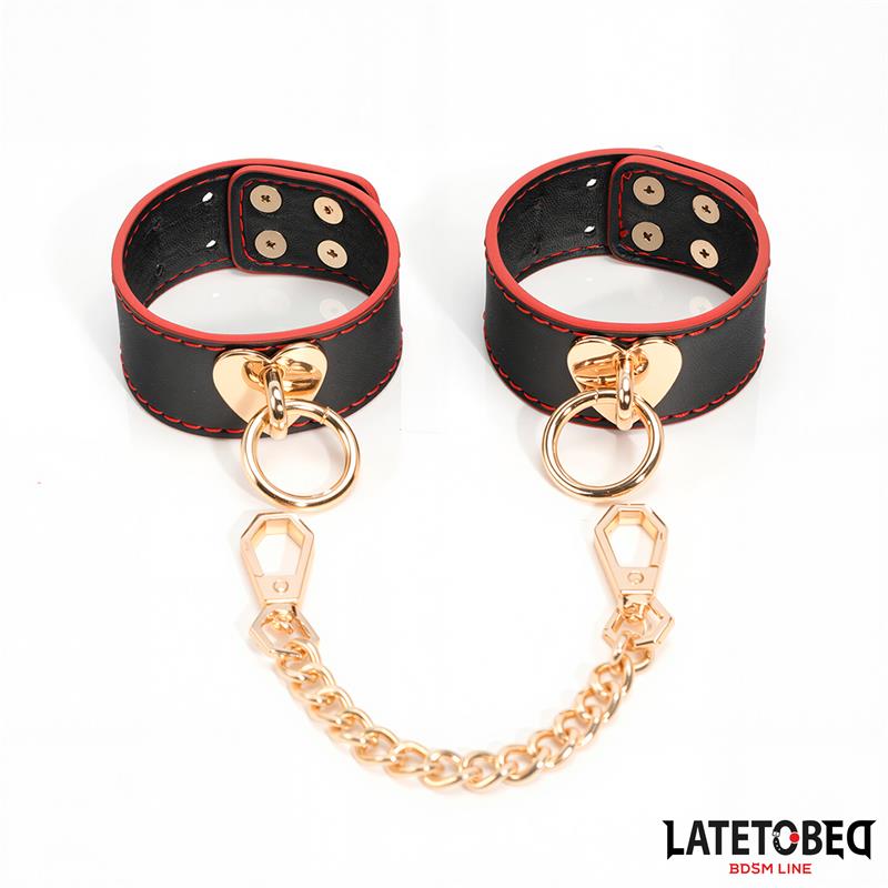 Wrist Cuff with Golden Chain