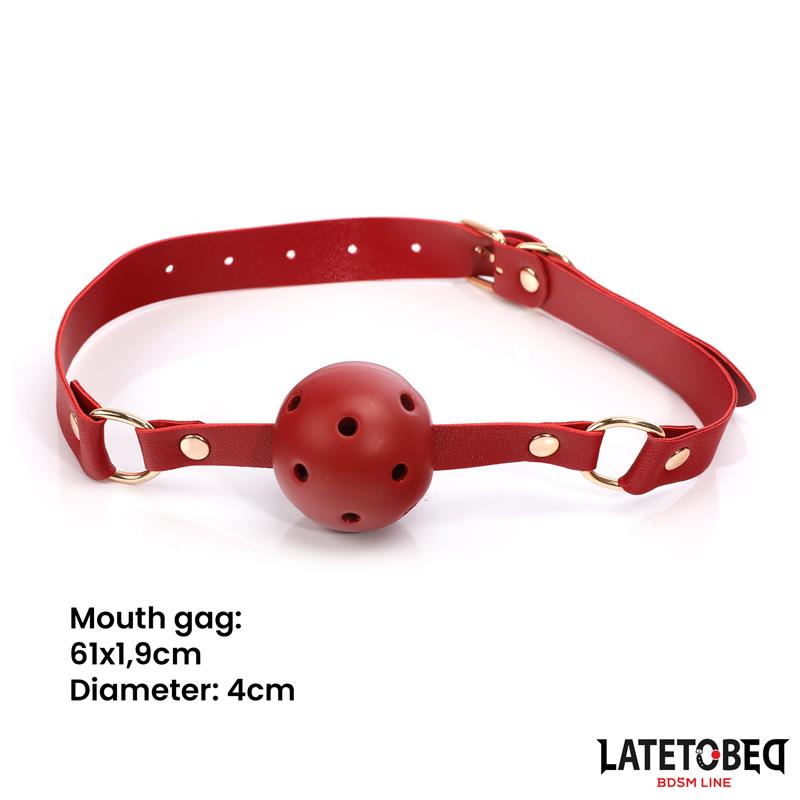 7 pcs Bondage Set with Carry bag Red