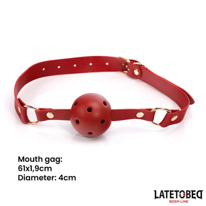 7 pcs Bondage Set with Carry bag Red