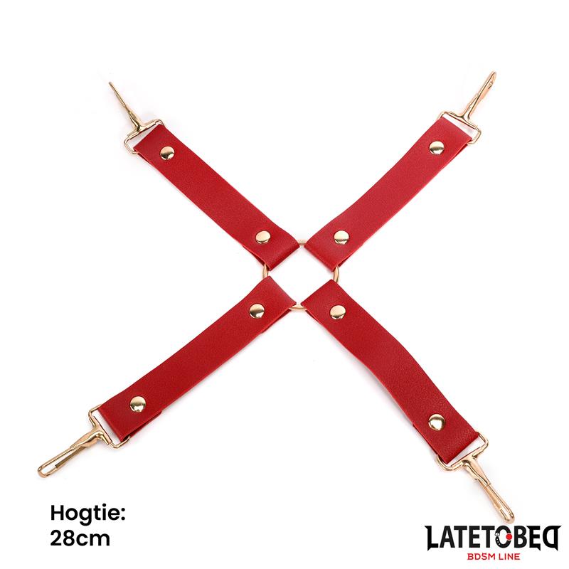 7 pcs Bondage Set with Carry bag Red