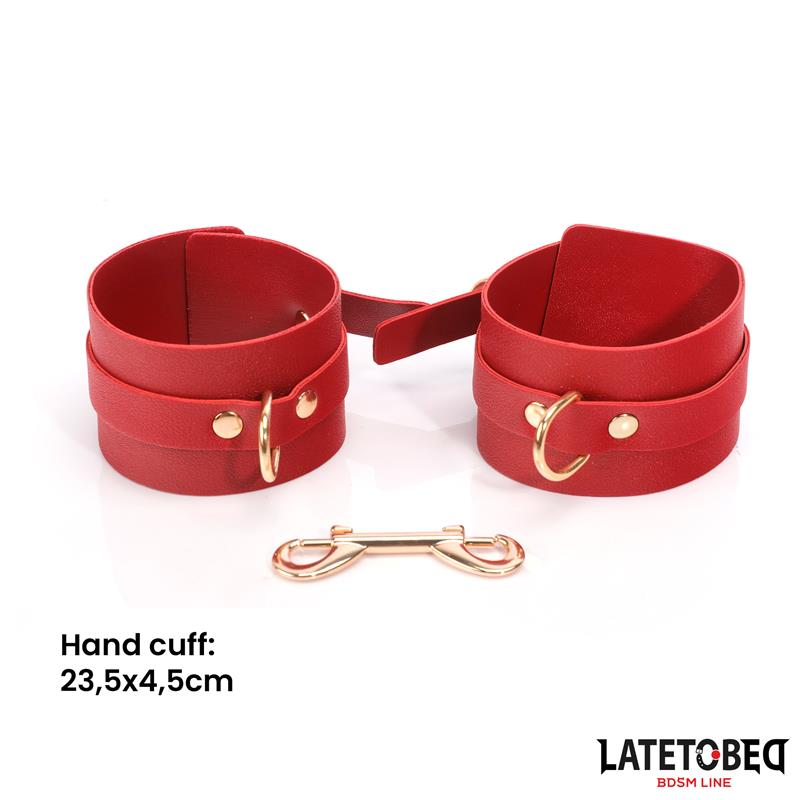7 pcs Bondage Set with Carry bag Red