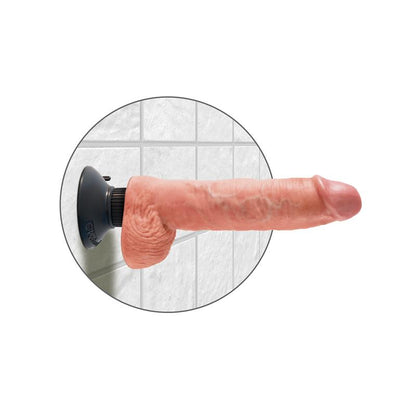Reaslitic Dildo with Testicles and Vibration 10