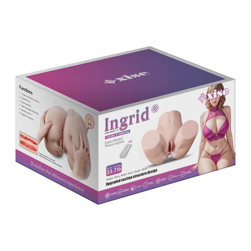 Ingrid Torso with Vibration and Sucking Efect 153 kg