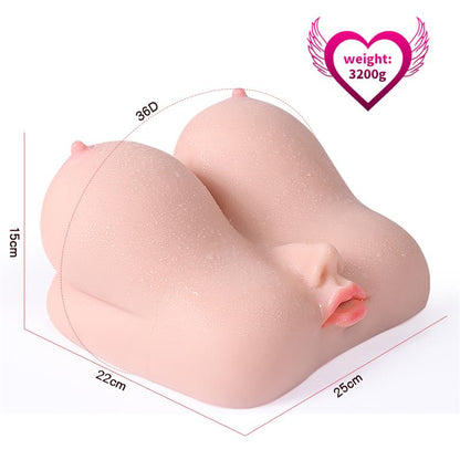 Jalome Masturbator 3 in 1 Vagina Mouth and Breast 32 kg