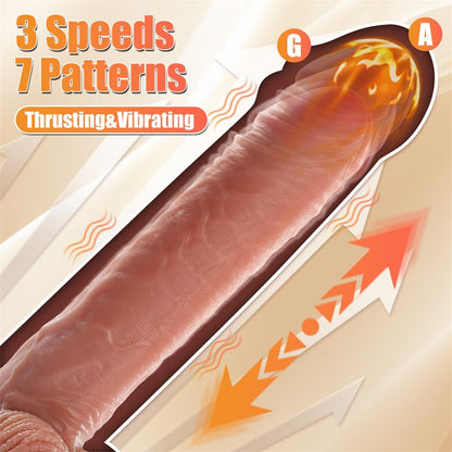 Marvin Dildo with Thrusting and Vibratiion 807